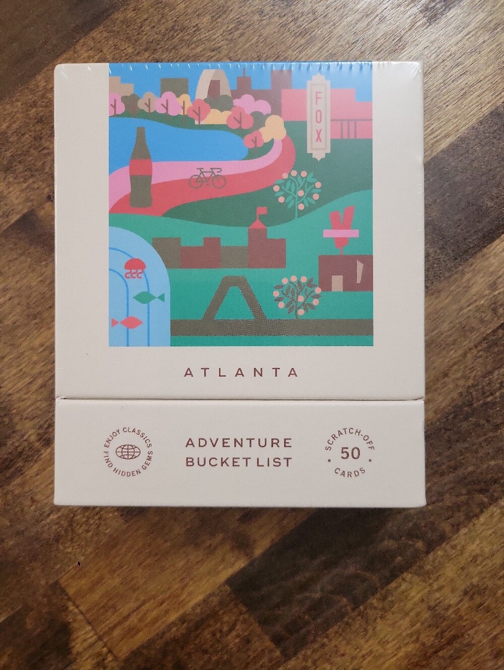 RIO Adventure Bucket List Scratch-Off Cards for Atlanta 50 Scratch-Off Cards